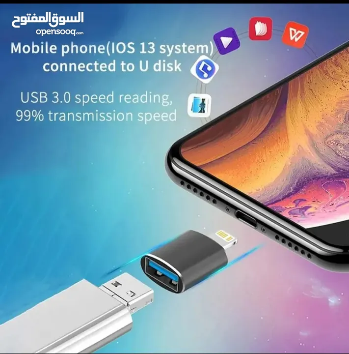 عرض محدود مداخل USB و HDMI لهواتف ios و android