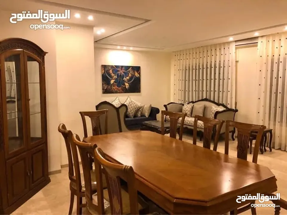 شقة مفروشة  للايجار في عمان -منطقة ام اذينة منطقة هادئة ومميزة جدا