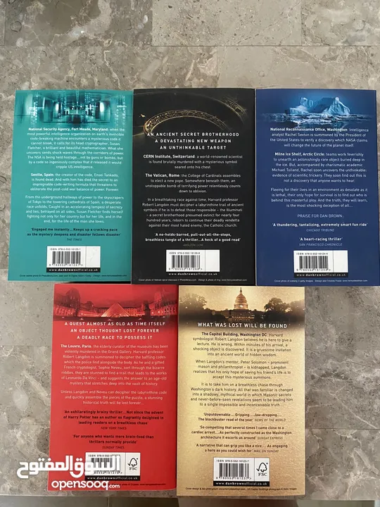 Dan Brown Thriller Book Set – Brand New