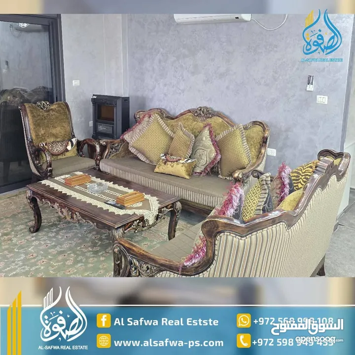 شقه مميزة مفروشه سوبر ديلوكس للايجار هادئه جدا ومريحه للسكن قرب كل الخدمات