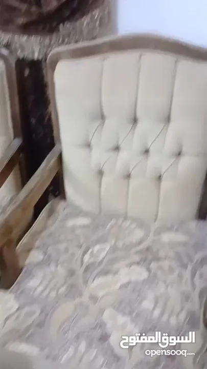 كنب مستعمل جديد مع  3طاولات