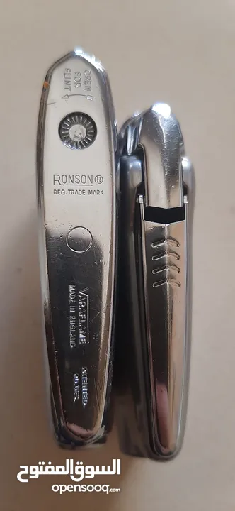 قداحات RONSON made in England 80 دينار للقداحتين