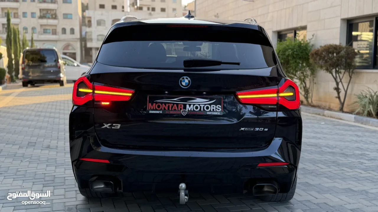 BMW x3 30e ترخيص   محرك 2000 هايبرد plug in/يقطع على الشحنه 30 كيلو متر  293 حصان