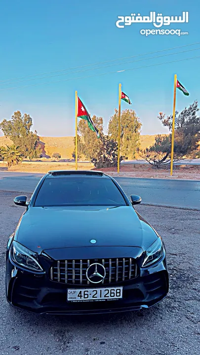Mercedes C200 2019 (أحمد الشرمان) لتأجير سيارات الأعراس
