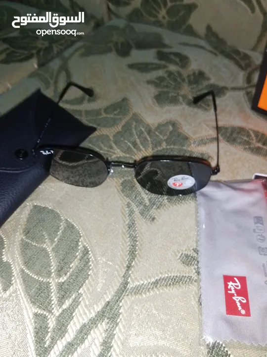 نظارة ريبان  بلاك اديشن  جلال ابو مويس ريبان اصلية RAY BAN Black Hexagonal 54 mm Polarized من معرض