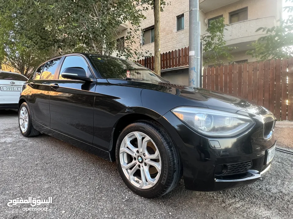 سيارة بي ام دبليو المانية من طراز BMW116i موديل 2016 \ ترخيص 2015 امكانية البيع دفعة وشيكات للجديين
