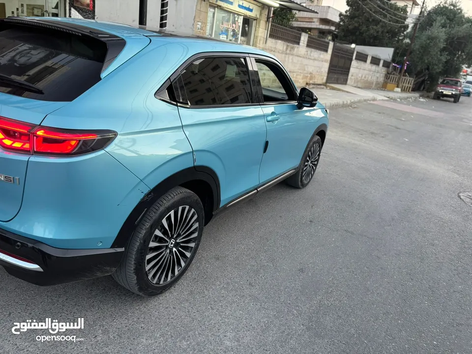 سياره هوندا  اس ون موديل 2023 اعلى مواصفات اللزن تركواز فل كهرباء بتمشي 450كيلو ىالشحنه نظيفه عالشرط