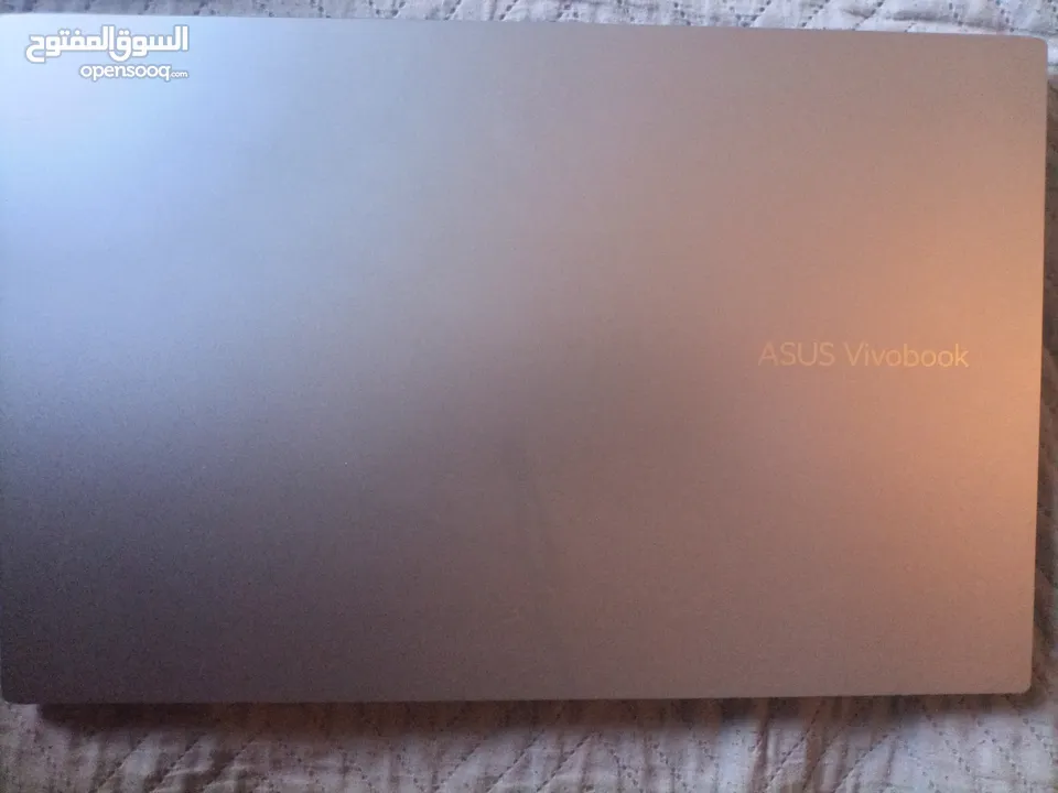 لاب توب مستعمل 5 اشهر ASUS Vivobook شبه جديد مع كرتونتو و شاحنو الأصلي