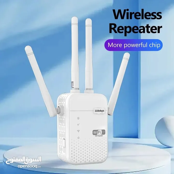 مقوي وايرلس Wifi - مقوي اشارة رواتر بدون ماتركب سلك وفيه مكان للسلك 2 في واحد