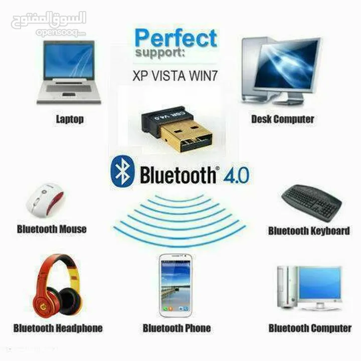 USB Wireless Bluetooth Adapter Dongle CSR 4.0
