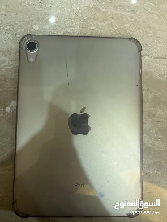 ايباد ميني 6 جديد 265GB اكبر حجم موجود له  بحالة الوكالة استخدام 3 اشهر مع كرتونته وكل ملحقاته