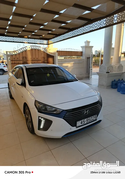 هونداي ايونك فحص 7جيد بدون ملاحضات استعمال شخصي وستخدام خفيف عداد 188km