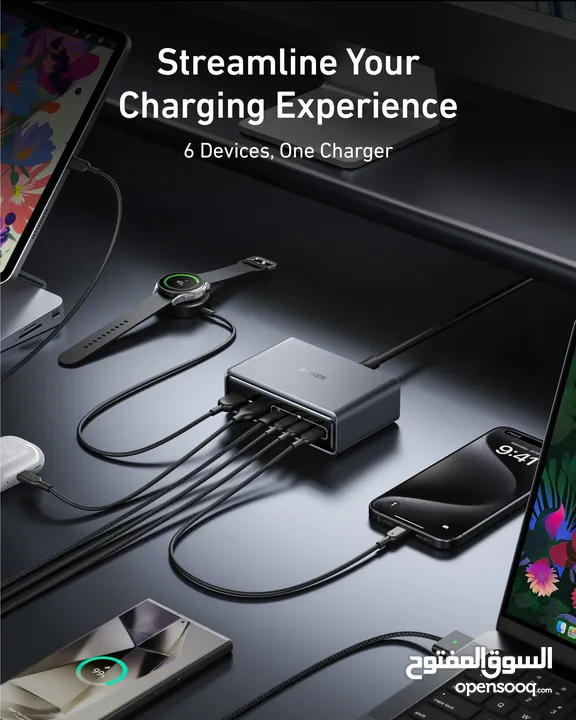 Anker Prime Charger (200W, 6 Ports) -NEW -MEAGByte