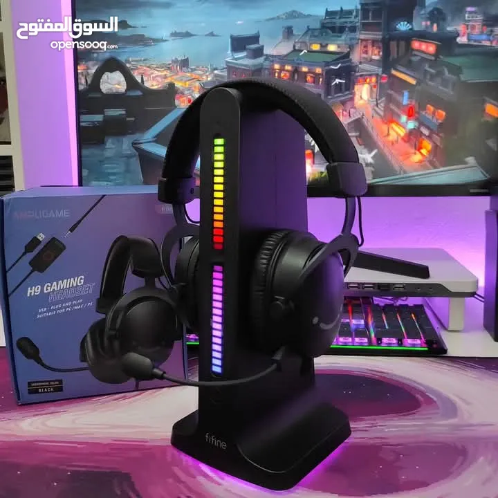 سماعات Fifine Ampligame H9 Gaming Headset جديد