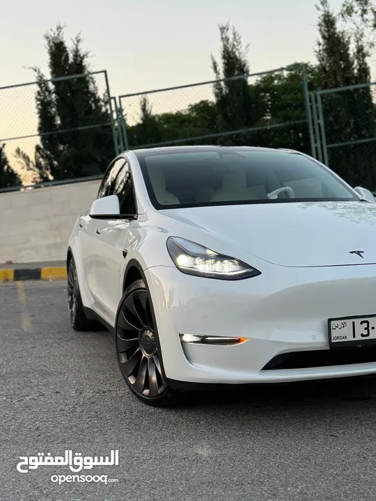 TESLA MODEL Y Performance 2021 تيسلا بيرفورمانس دول موتور فحص كامل بسعر مغرري