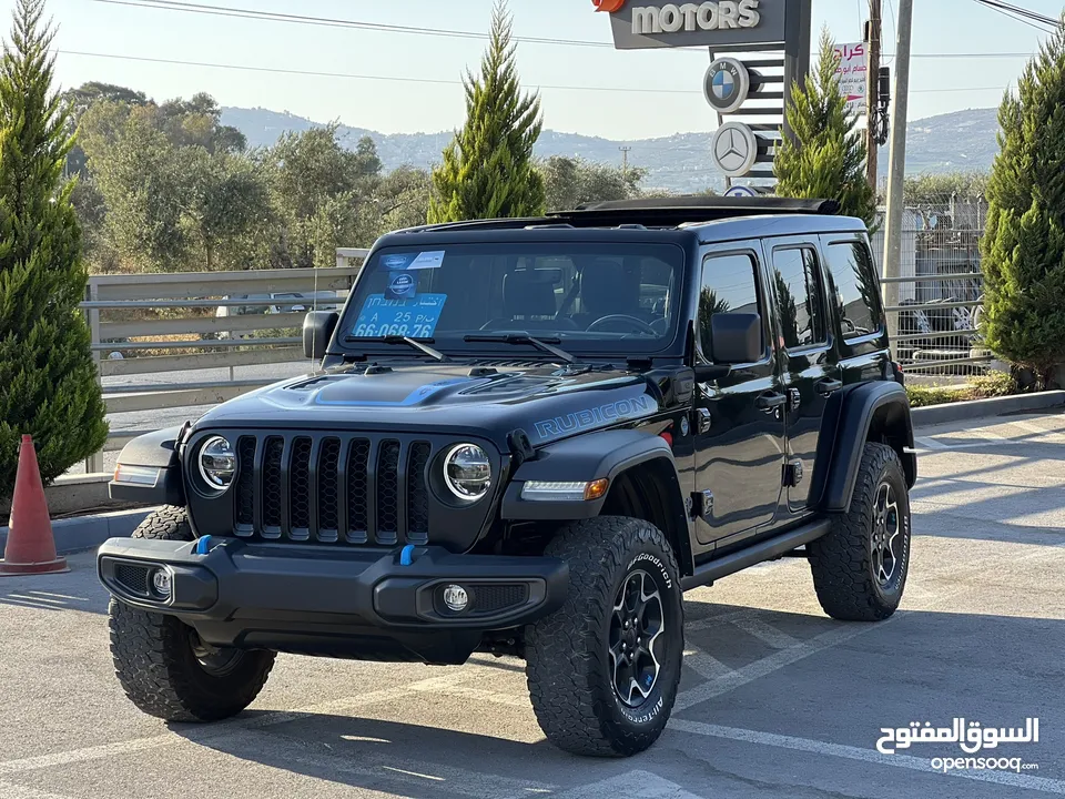 Jeeb rubicon hybrid جيب روبيكون هايبرد  فل اضافات  Plug in hybrid