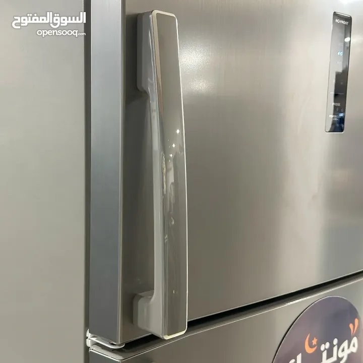 ثلاجة ناشونال الكتريك حجم توتال 448 لتر صافي 420 لتر توفير طاقة سلفر داكن  شامل التوصيل