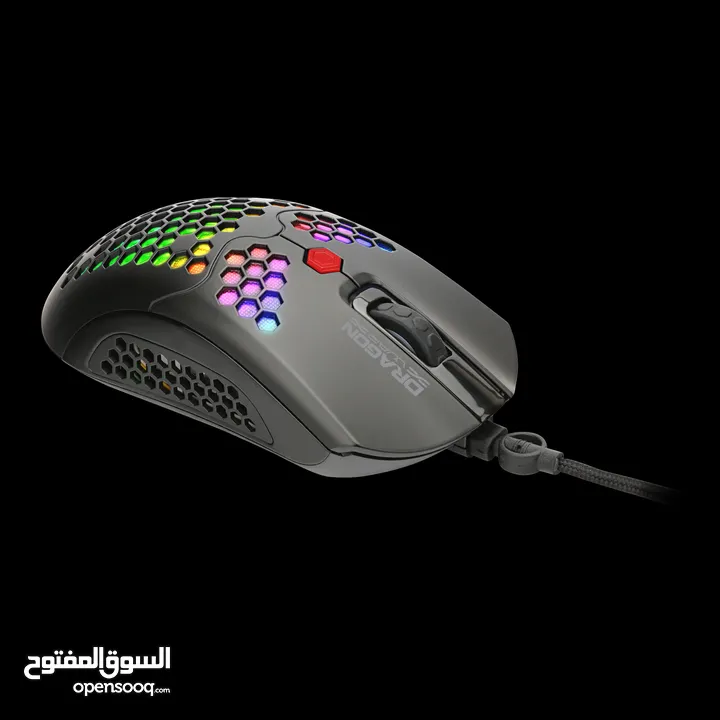 ماوس جيمنغ مضيئ رجب من دراغون وور Dragonwar G-25 Mouse RGB Gaming Mouse