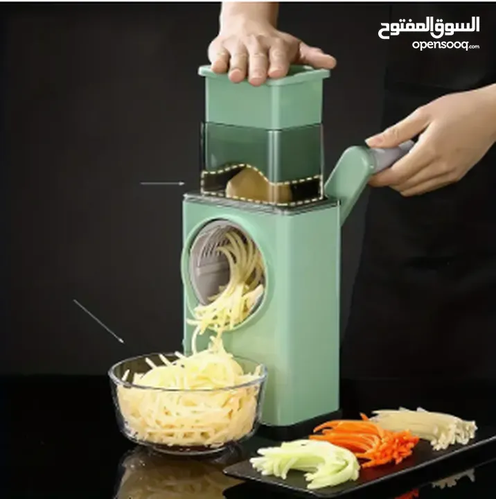 Multi Function Vegetable Cutter / Slicer with Stainless Steel Panel