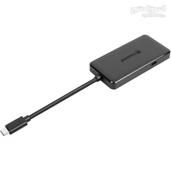 موزع USB HUB عالي السرعة 3.1 و  Transcend HUB5C Type-C 6 in one Port USB HUB SuperSpeed 3.1