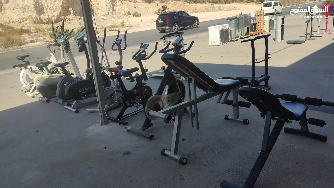 ماكنات هوم جم بحاله ممتازه وسعر ممتاز عرابه جنين وجميع ماكنات الرياضه للبيوت والنوادي