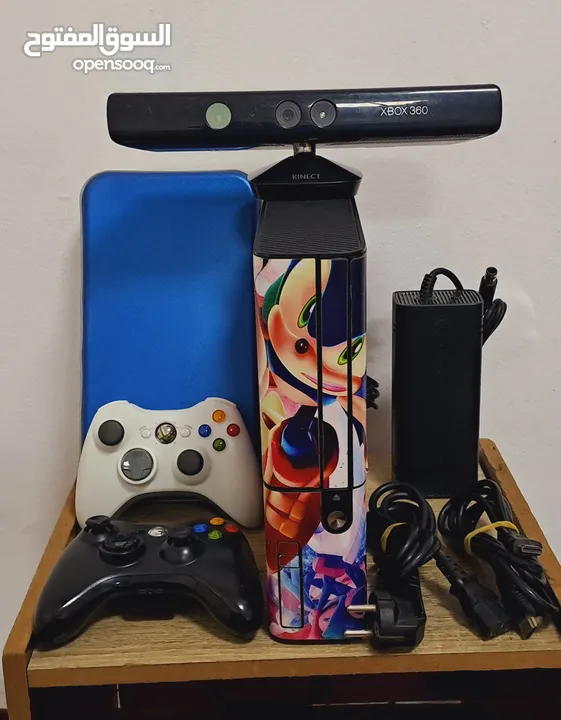 للبيع جهاز العاب xbox 360 معدل Gtag مع كاميرا و سعة تخزين 250 جيغا مع مجموعة كبيرة من الالعاب الفخمة