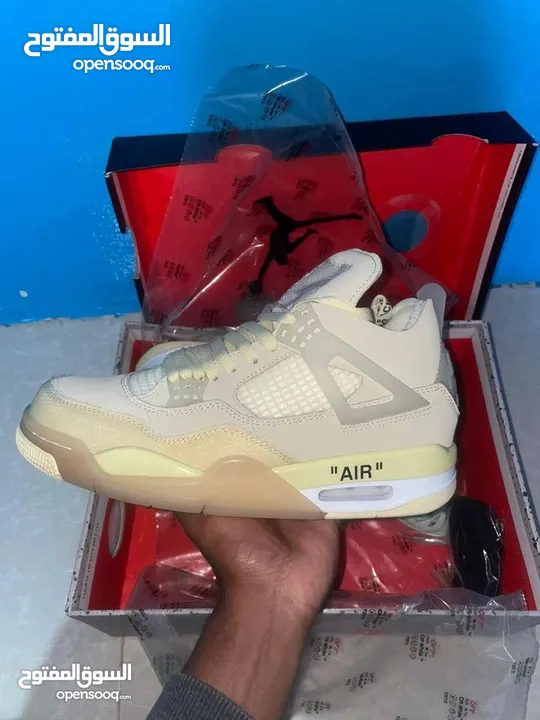 Air Jordan 4s Off white [with box]