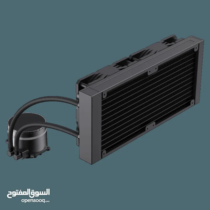 مراوح تبريد مائية مع شاشه تبريد قياس 240 سم  Gamemax IceBurg 240 Digital WH Fan