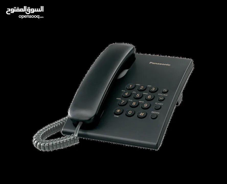 تلفون ارضي جهاز هاتف KX-TS500 Panasonic