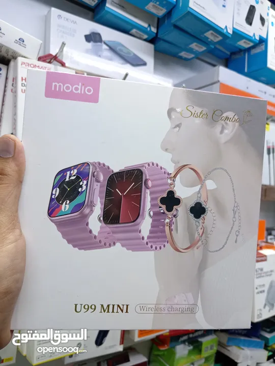 ساعة نسائية بمواصفات ممتازة  Modio u99 mini smart WATCH