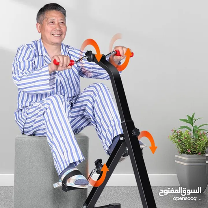 دراجة تمارين للقدمين و الذراعين مناسبة للمرضى و كبار السن واعادة التأهيل منتج رائع ومناسب للمرضى وكب
