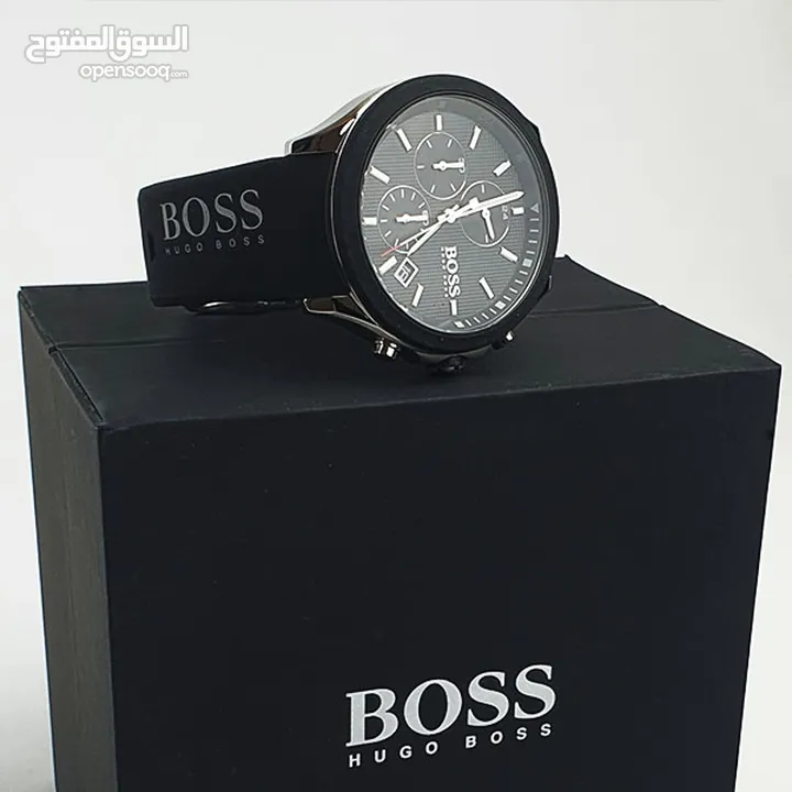 Brand New Hugo Boss 44mm Black Chrono Watch