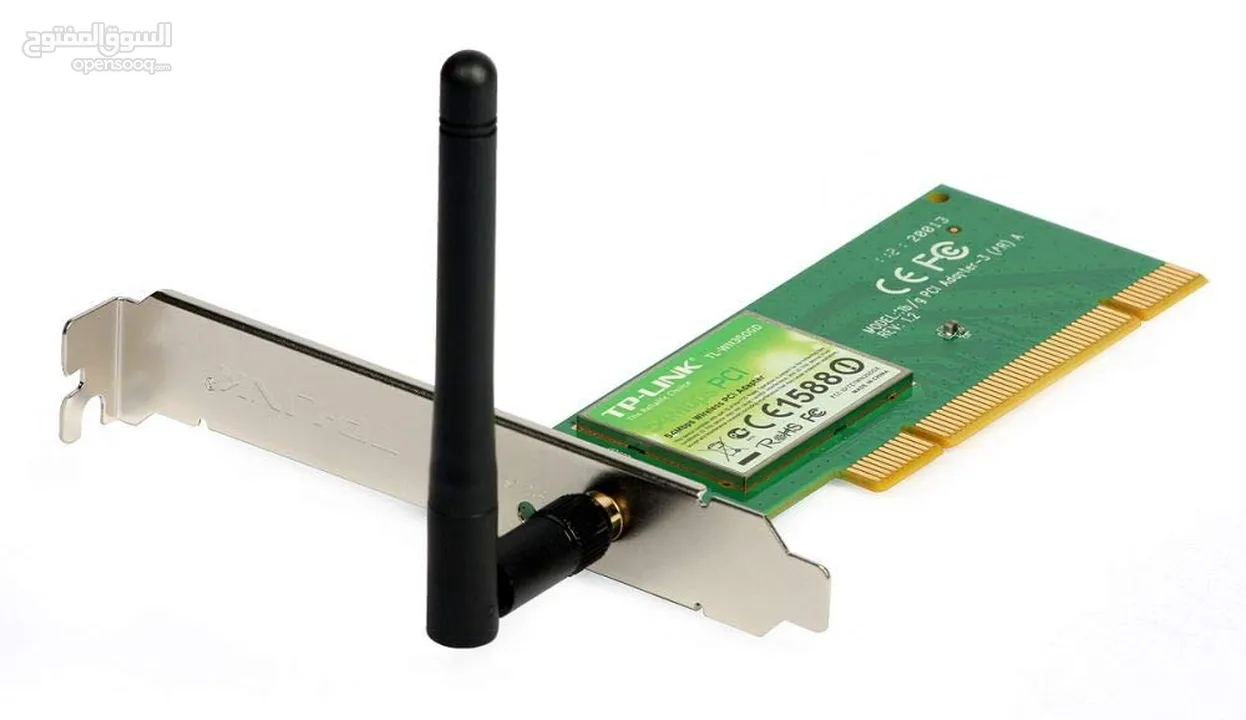 قطعة واي فاي للكومبيوتر TP-LINK TL-WN751ND WIRELESS PCI CARD