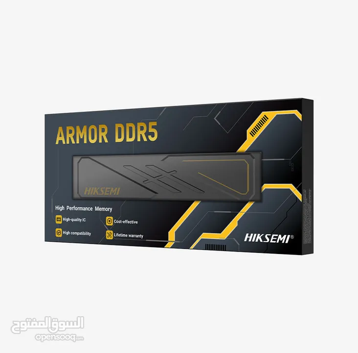 رام كمبيوتر سريعة النقل  عالية الجودة جديدة من هيكسيمي Hiksemi Armor Ram 3200Hz DDR4