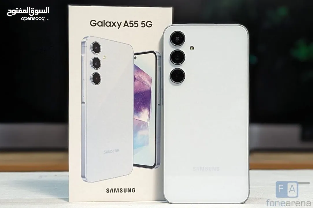 Samsung a55 5G جديد مسكر كفالة الوكيل الرسمي