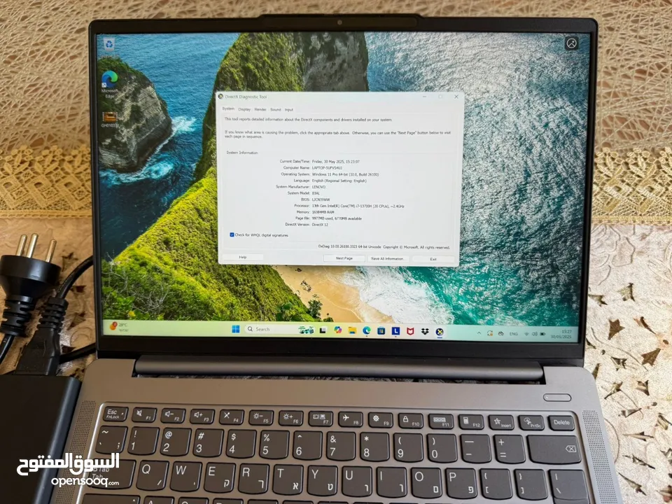 ideapad pro 5 14irh8 جهاز  مستعمل شبه جديد