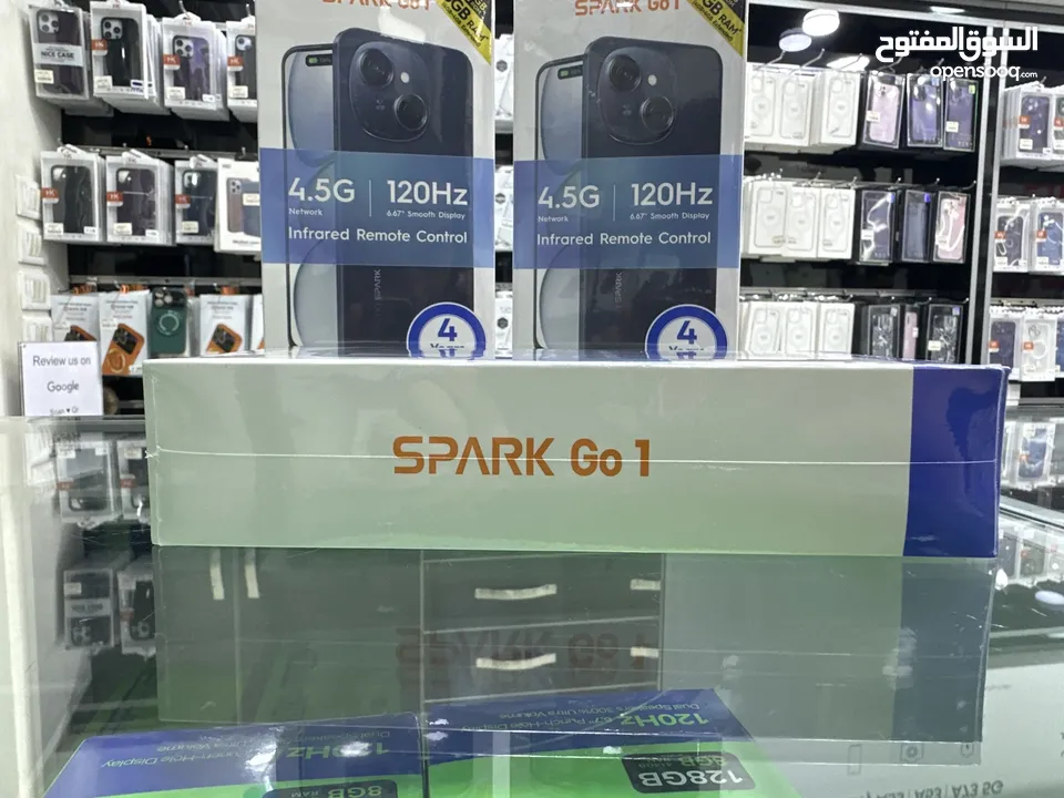 Tecno spark go1   ‎سعة التخزين الداخلية (64GB)