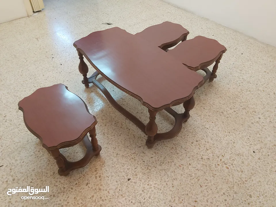 طقم طاولات وسط