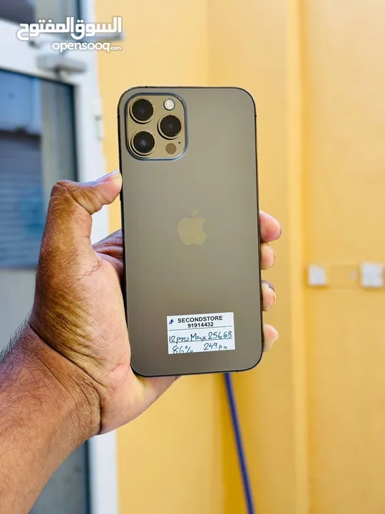 iPhone 12 Pro Max 256 GB Super Condition Phones Available at Good Price