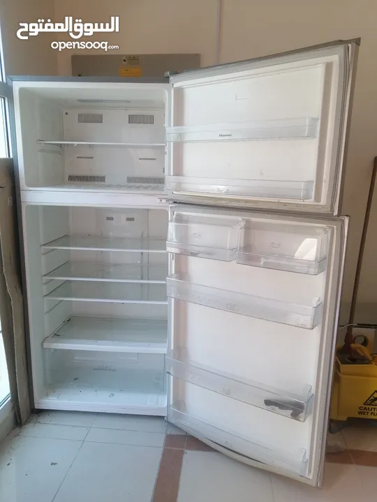 ثلاجه هايسنس أكبر مقاس بحاله ممتازه استعمال 6 شهور فقط. Biggest size hisense fridge in Excellent con