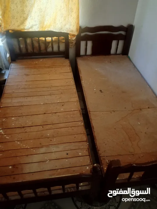 سرير نفر للبيع مستعملات خشب صاج
