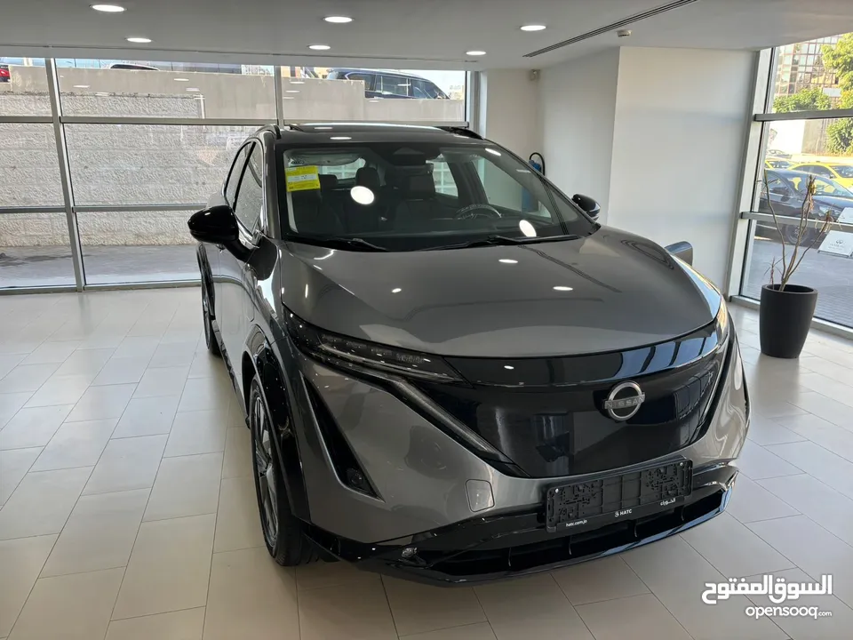 NISSAN AIRYA نيسان اريا كهربائيه 2024 كفالة مجموعة بسطامي والصاحب 3 سنوات او 100000كم