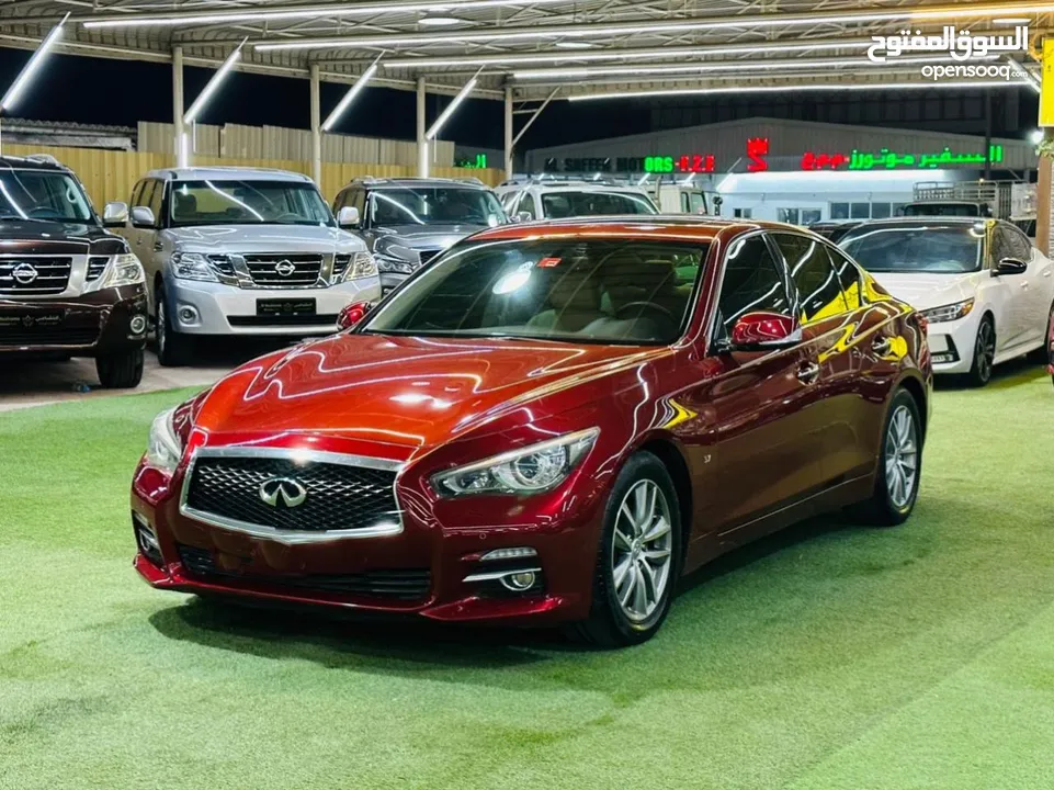 Infiniti Q50 2014 model, GCC specifications, in excellent condition