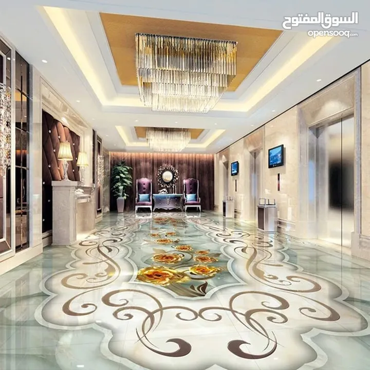 ارضيات ايبوكسي ثلاثيه الأبعاد