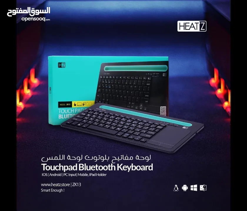 Heatz ZK13 Touchpad Standy Bluetooth keyboard