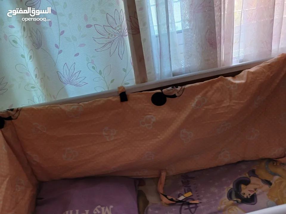 كفر حماية للتخت اطفال تفصيل استعمال خفيف جدا