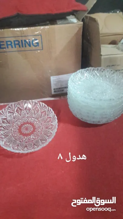 صحون كاسات فناجين قرفه شاف غلايه قهوه مع فنجانين فخار للبيع
