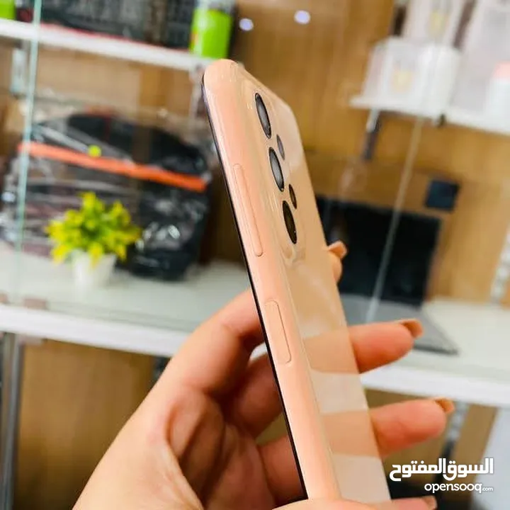 على الفحص سامسونج A23 رام 12 جيجا 128 بدون كرتونة هدية كفر ولزقة وشاحن الاصلي متوفر توصيل