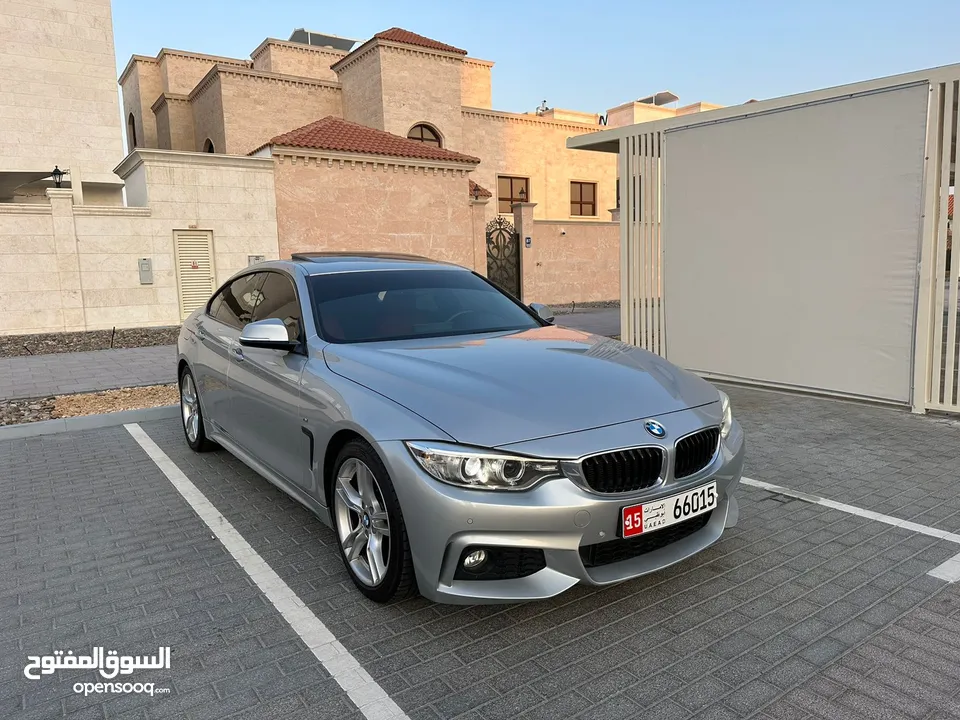 للبيع ((BMW 420))  M توين توربو (جراند كوب) خليجي  - موديل 2016