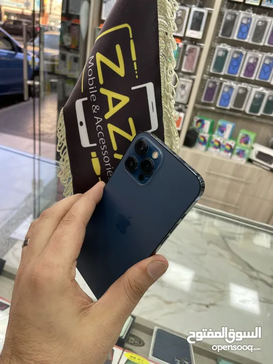 للبيع iphone 12 pro maxe  توب نظافة ولاخدش 96نسبة البطارية 256 جيجا